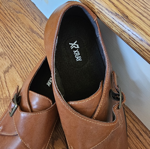 Men's Size 13 Dress Shoes; Brown with darker tips - Picture 8 of 12